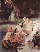 Francesco Hayez Bathsheba Bathing oil painting on canvas